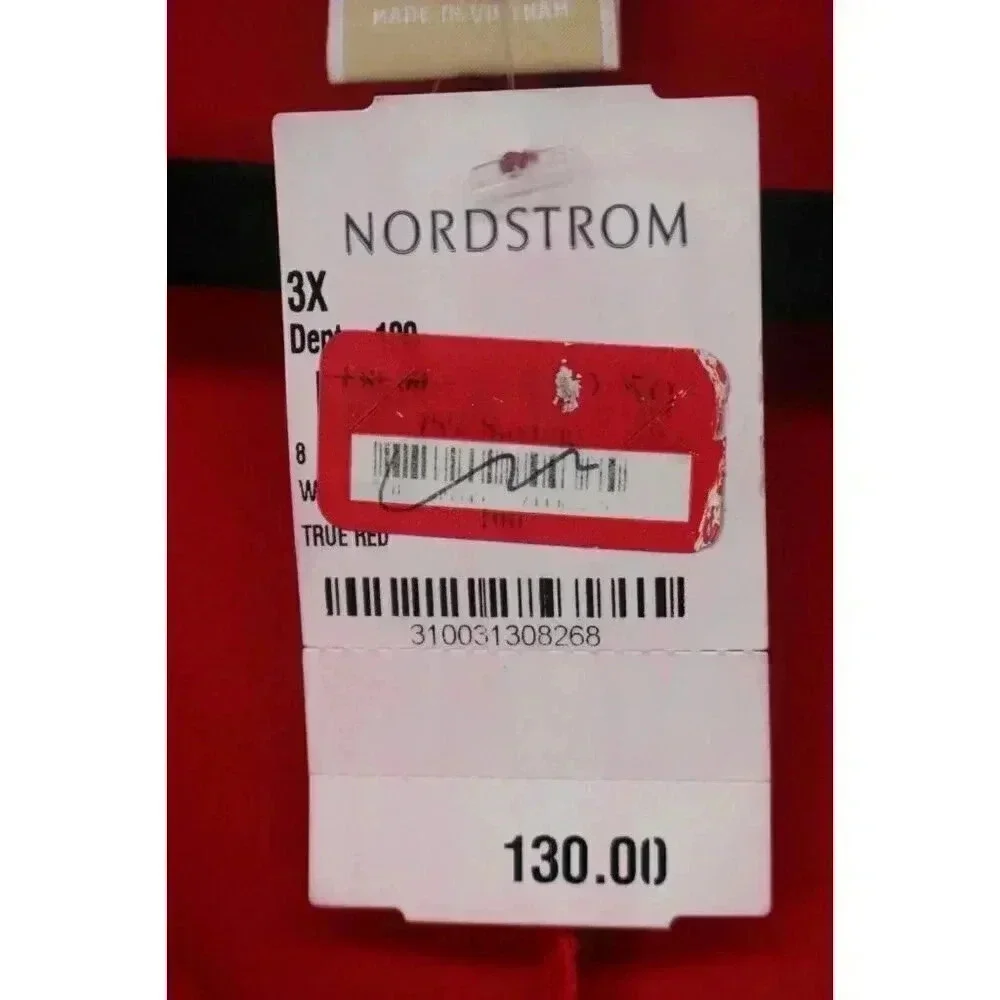 Michael Kors Red Sleeveless Dress-Size 3X-Cowl Neck-New w/Tags